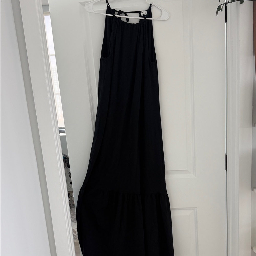 Mango Black Maxi Dress